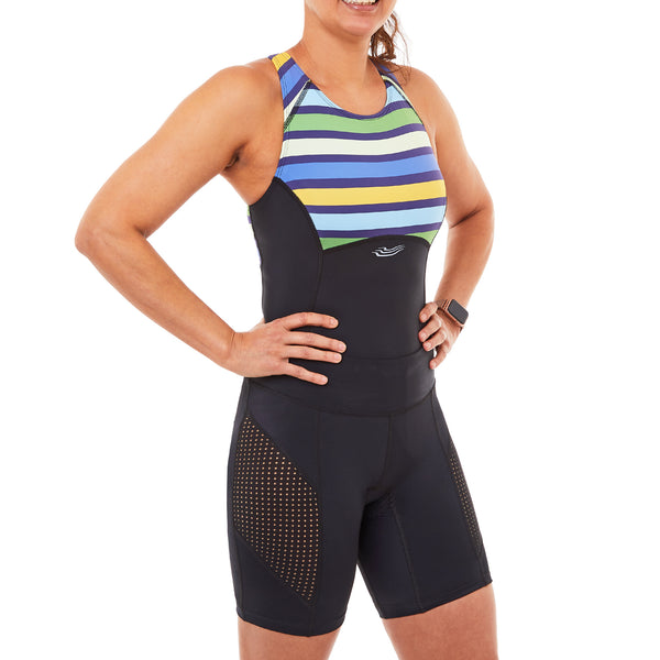 Women's Triathlon TwoPiece Set Swimsuit with Triathlon Shorts Trigirl