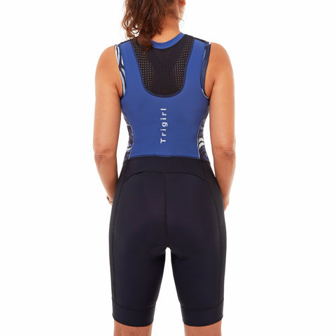 Oxford Blue Trisuit with/ without Support