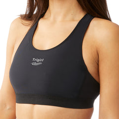 Funky Triathlon Top with Support Bra, Water Drops - XL