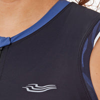 Flax Blue Trisuit with/ without Support