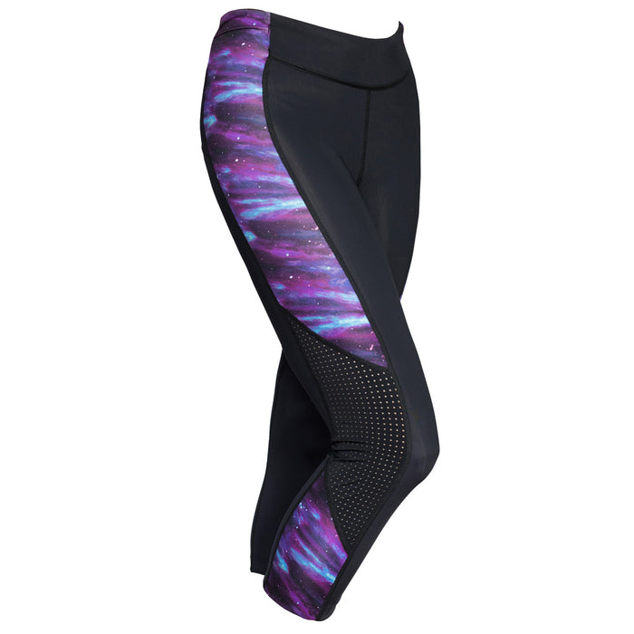 Triathlon capri with printed panel, up to size XL.