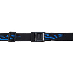 Triathlon Number Belt in Black/ Blue